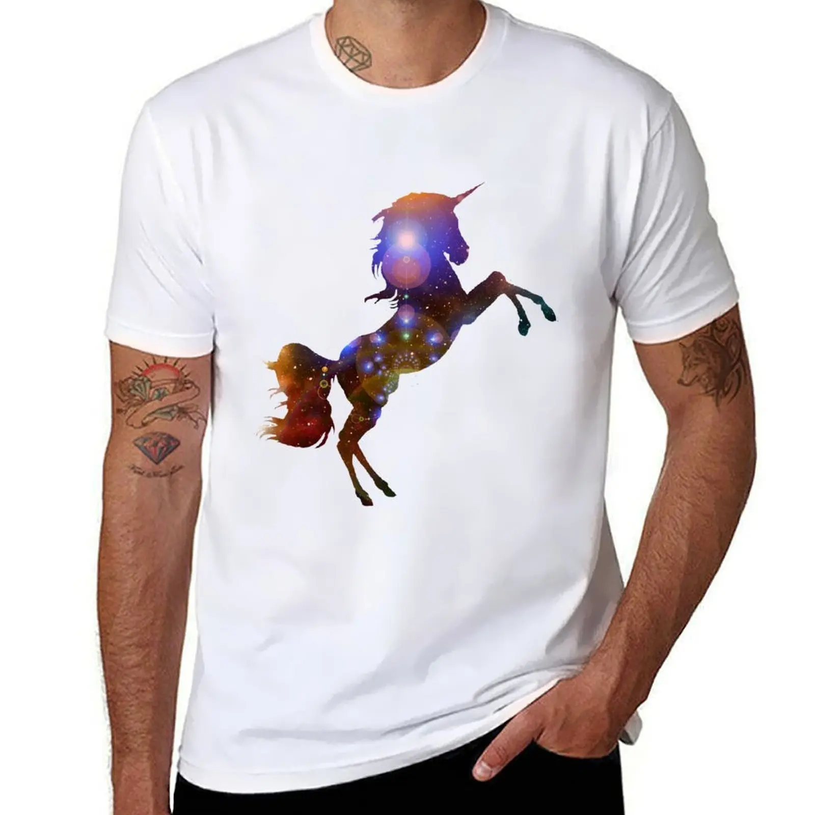 

Unicorn Galaxy T-Shirt t shirts for man cotton funny g man t shirts for men T-Shirt