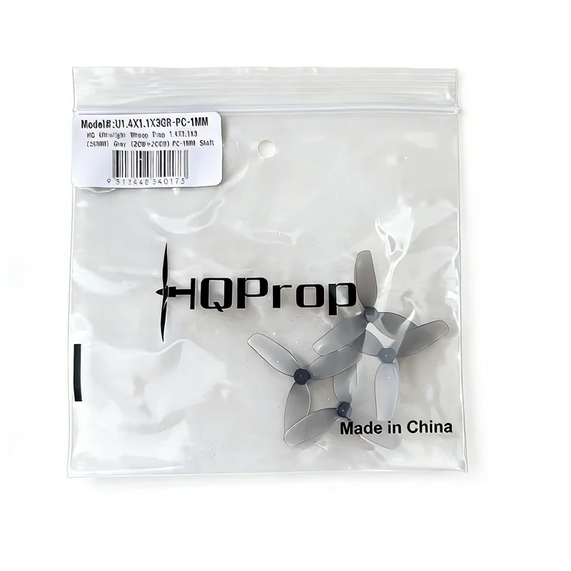35mm FPV Whoop Props HQProp 1.4X1.1X3 | Lightweight Polycarbonate Blades (2CW+2CCW) for Tiny Whoop & Toothpick Drones