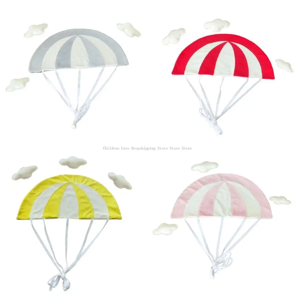 

Реквизит для детской фотографии, мини-набор с облаками и парашютом, реквизит для фотосъемки новорожденных, фон для фотостудии,