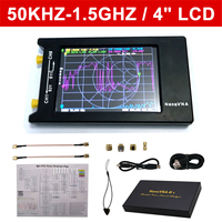 MUSTOOL NanoVNA-H4 50KHz~1.5GHz VNA HF VHF UHF UV 4-inch LCD Vector Network Analyzer