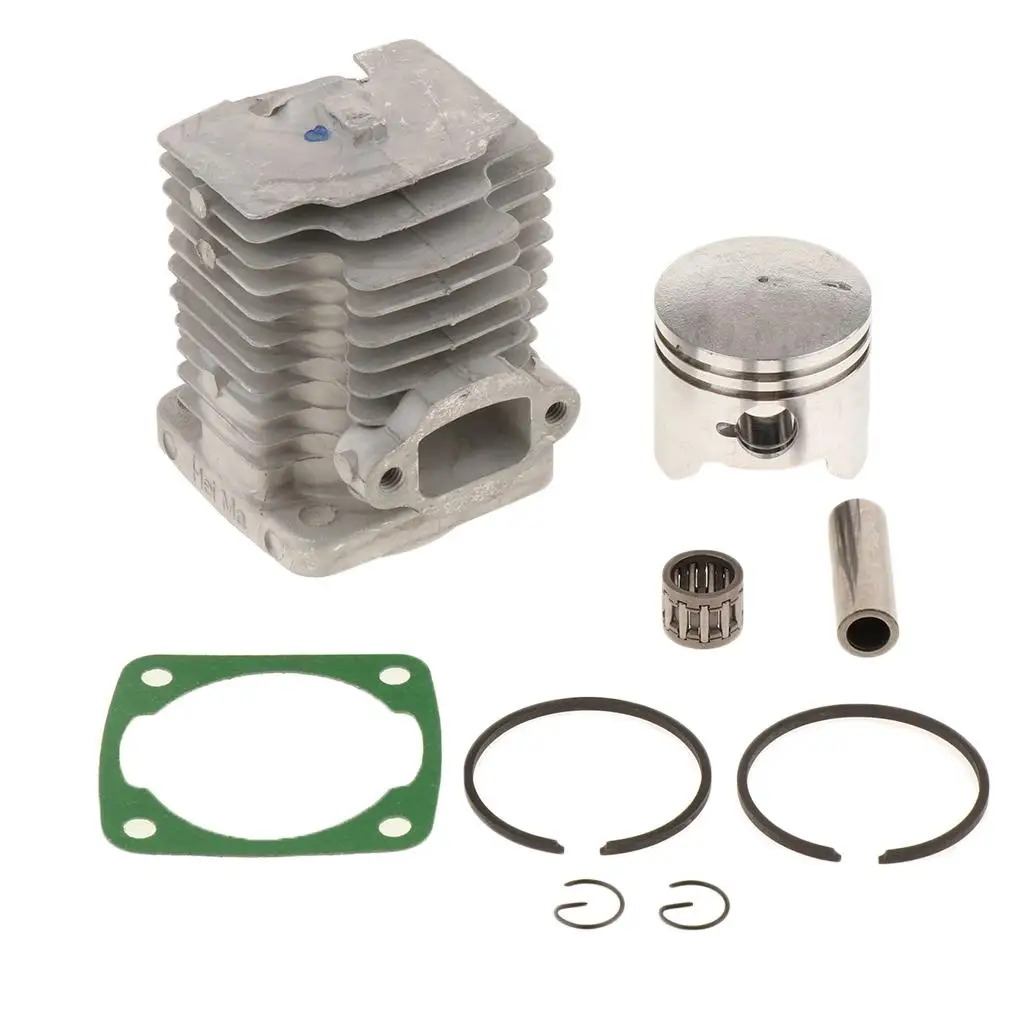 Kit de piston de tête à intervalles avec anneaux, clips de goupille pour moteur 2 temps 49cc, moto RL Pocket D343, vélo