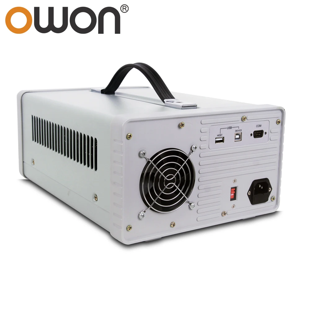 OWON ODP6062 2CH مخرج ثنائي القناة قابل للبرمجة تيار مستمر مصدر طاقة مستقل يمكن التحكم فيه 60 فولت/6A 6 فولت/3A تموجات منخفضة 4 بوصة LCD