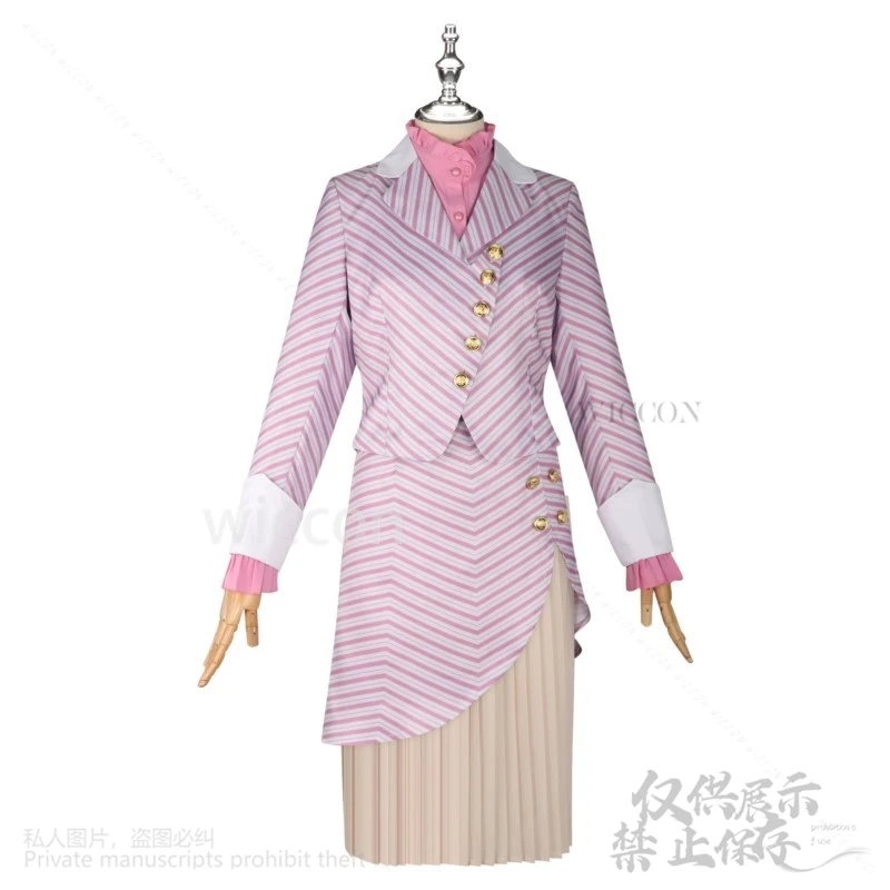 Anime Glinda Cosplay Wicked Movie Cute Pink Dress Uniform Suit Wigs For Woman Girls Halloween Christmas Roleplay Cos Customized