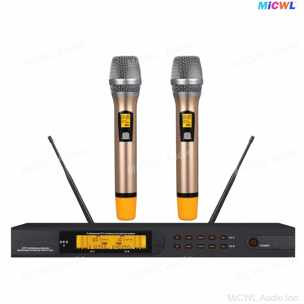 Professional EW300-G4 Digital Frequency Wireless 2 E865 Handheld Microphone System Home Party DJ Karaoke Church School Speech