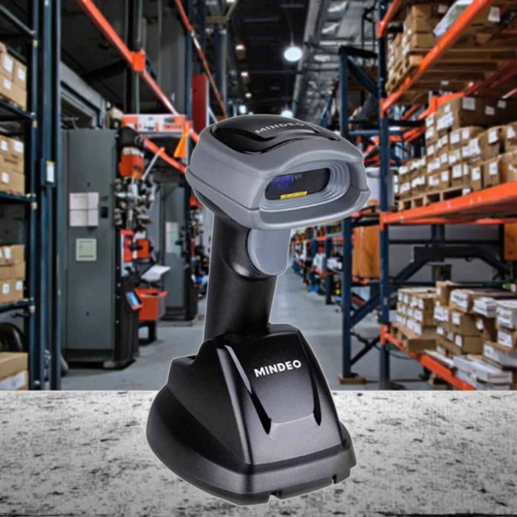 Mindeo Minde Wireless Barcode Scanning  CS2190/CS2290HD USB Interface Industrial Warehouse Scanner CMOS Sensor 3-mil