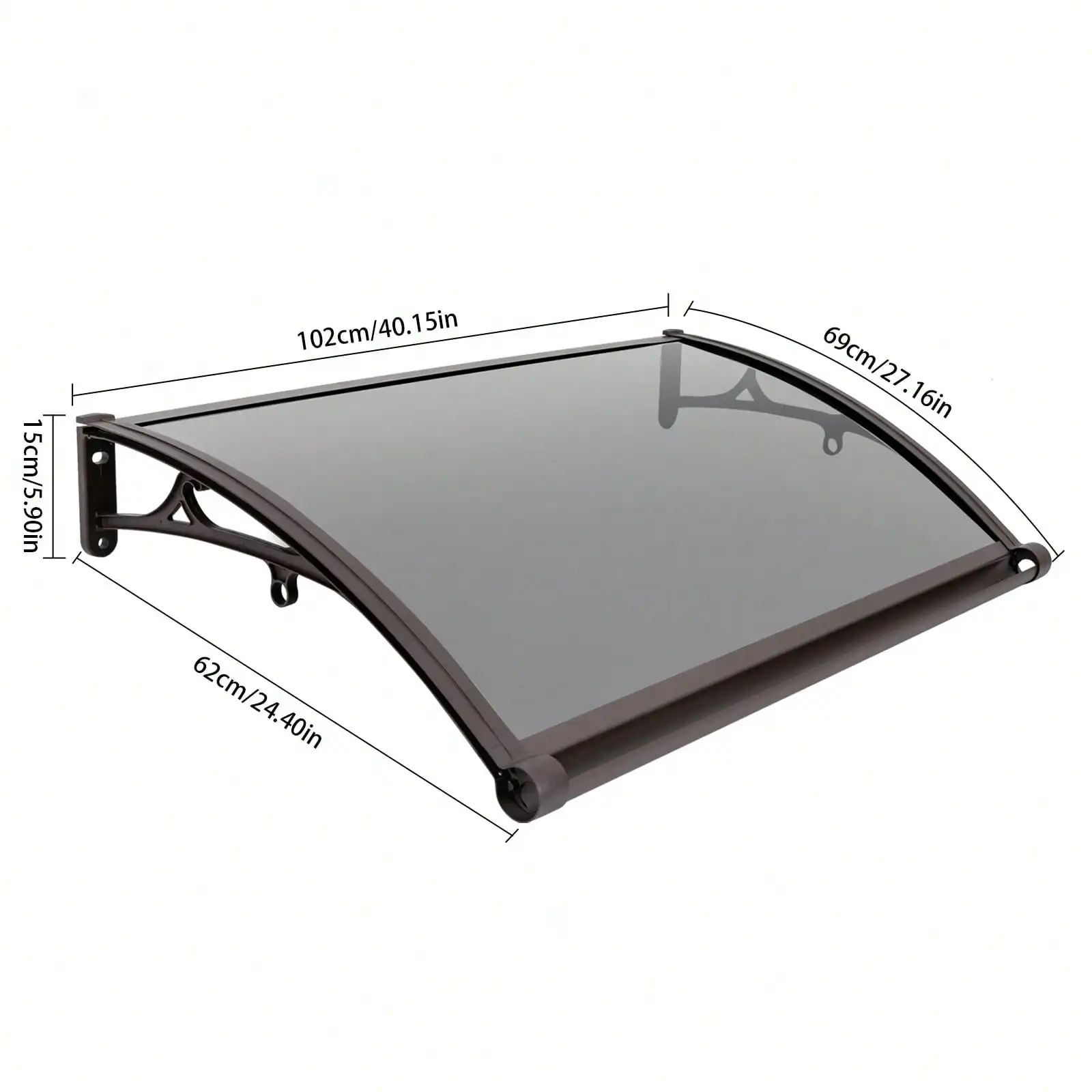 

Тент для передних дверей/Windows Overhang, навес для патио, всепогодный навес для дверей с большой раковиной — защита от ультрафиолета и снега