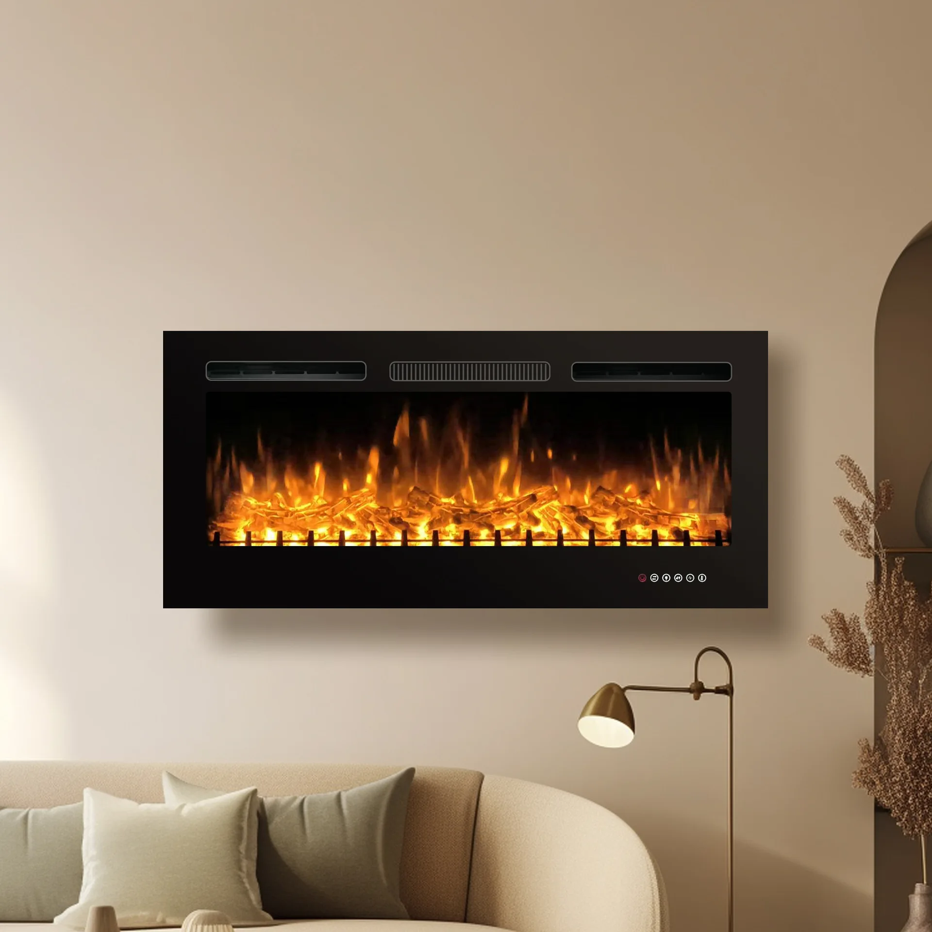 

Electric Fireplace With Remote Control Tv Furniture Electric Wall Fireplace Electric Fireplace Cabinets
