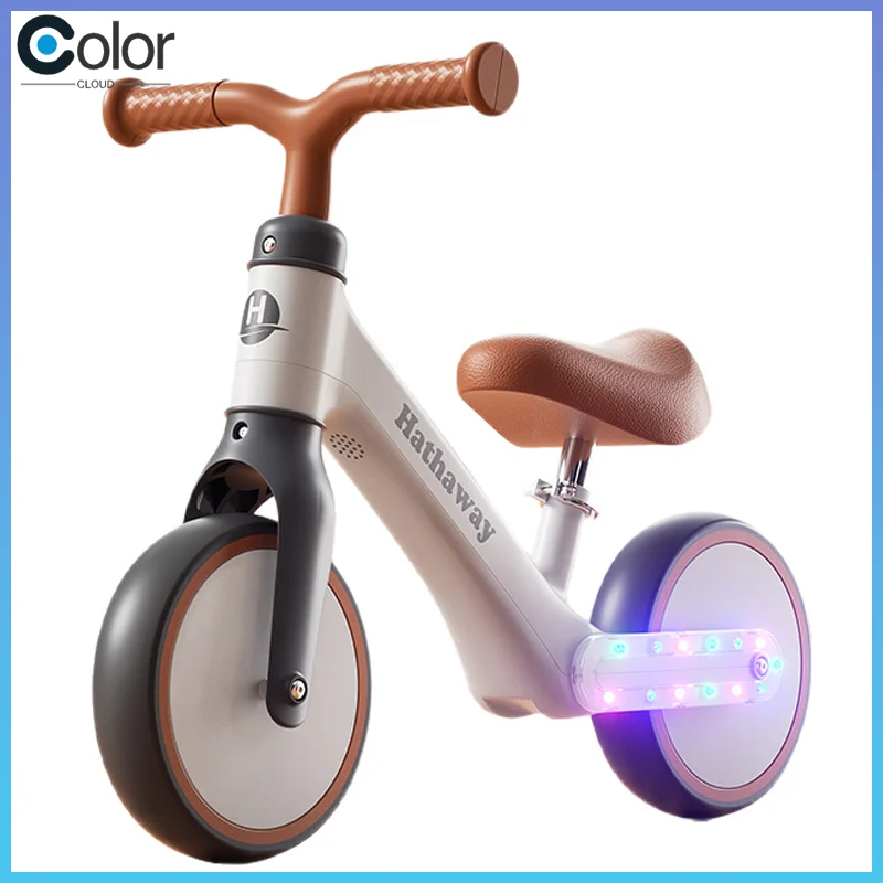 Multifunctional Kids Balance Bike No Pedal Sliding Walker Toddler Learning Scooter Ride On Toy For 1-3 Years Old Boys Girls