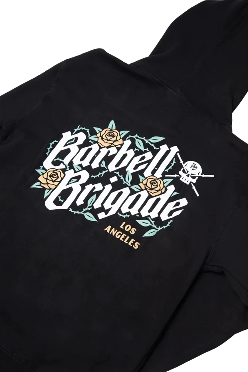 باربل بريجيد-الرجال والنساء الجمجمة طباعة هوديي عادية قمصان سويت شيرت بقلنسوة فضفاضة سترات قطنية عالية الشارع الشهير الرجال