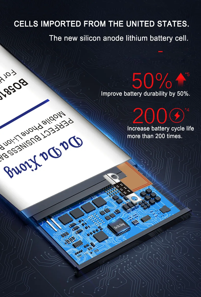 New 3.7V 1500mAh Li-Polymer Battery For Sena 30K, Sena 50S Motorcycle Bluetooth Headset, Helmet Intercom