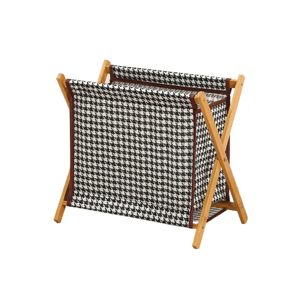 

Foldable Laundry Basket Bamboo Bracket Double Handle Japanese Clothes Hamper Thicken Stable Dirty Clothes Organizer Bathroom
