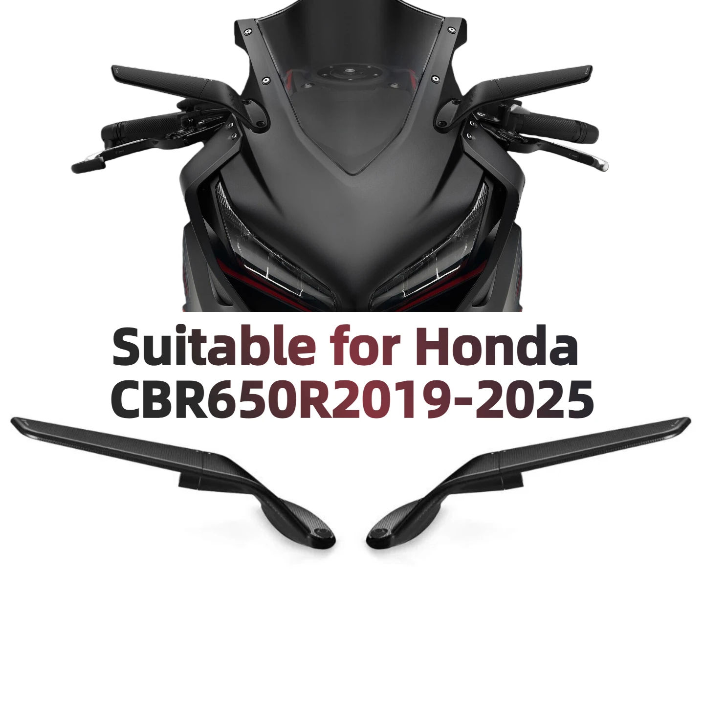 CNC Aluminum Side Mirrors for Honda CBR650R