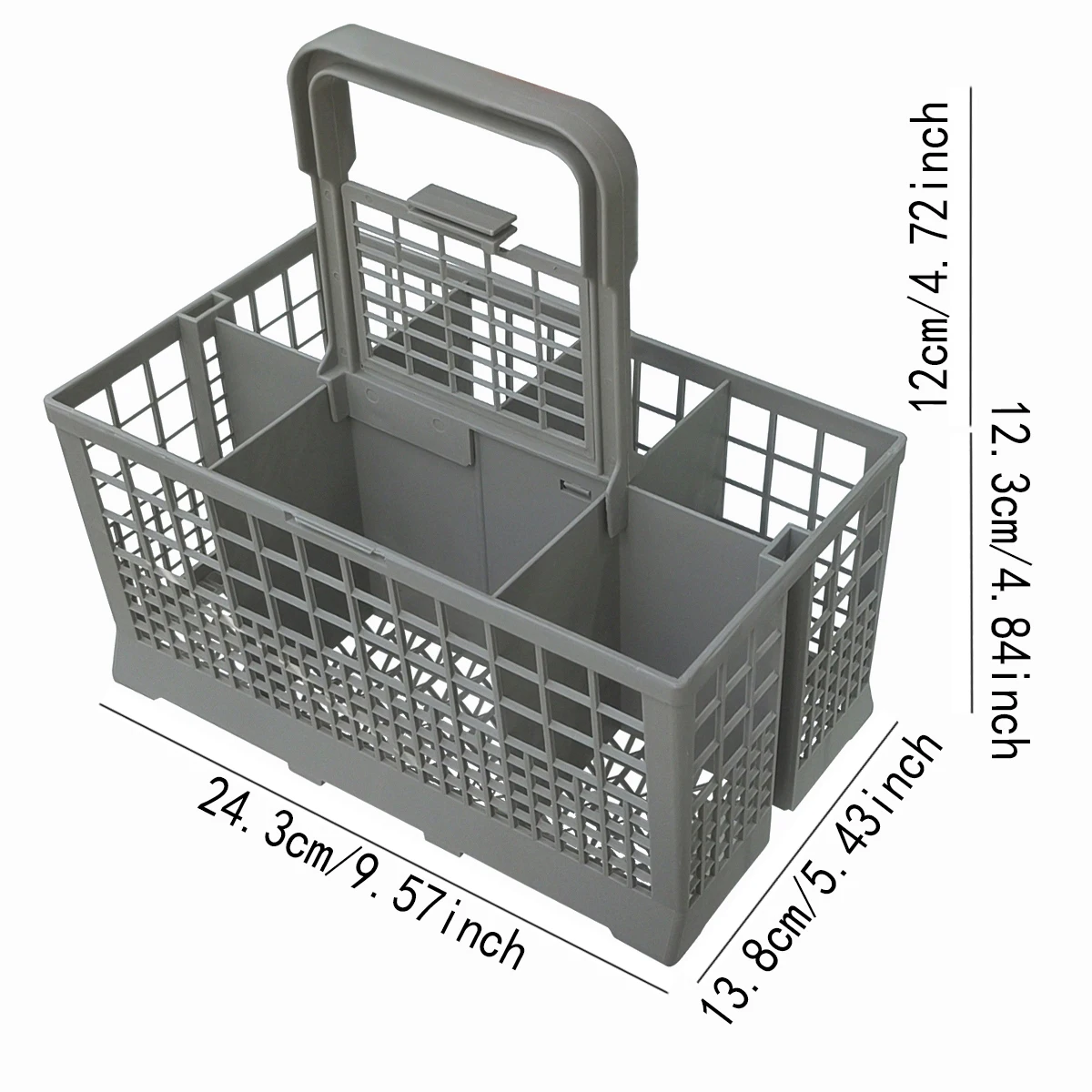 Dishwasher Cutlery Basket Compatible with for Ge, for Whirlpool, for Samsung, for BOSCH, Maytag, Kitchenaid, Kenmore, Etc.
