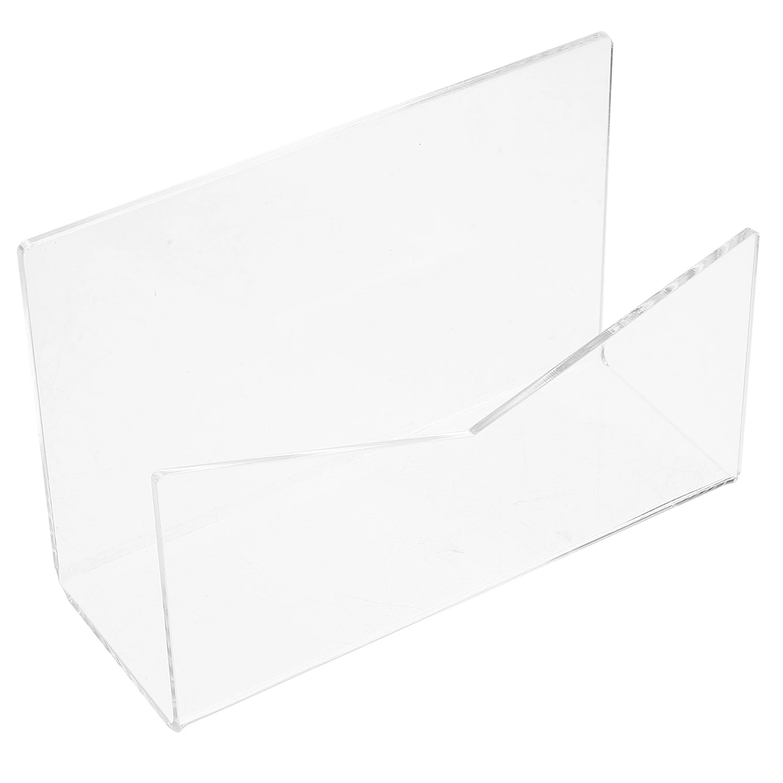 

Mail Organizer Acrylic Envelope Holder Display Stand for Desk Storage Document Sorter Letter Rack Postcard File Office Home