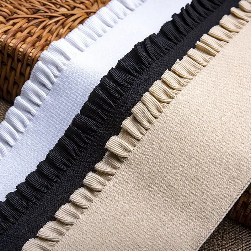 

2/5/10Yards Meetee 60mm Wide Stretch Band Soft Elastic Bands Lace Clothing Sewing Belt Waist Adjust Webbing Garment Accessories