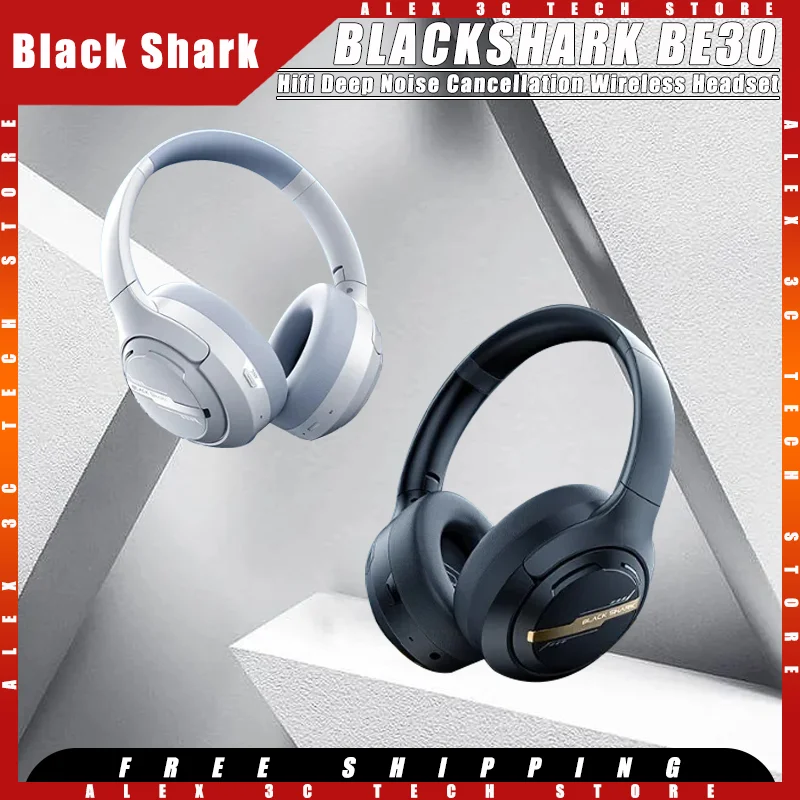 BLACKSHARK BE30 Wireless Headset Hifi Deep Noise Cancellation Bluetooth 5.4 Ergonomics Customized Music Headphones Pc Accessory