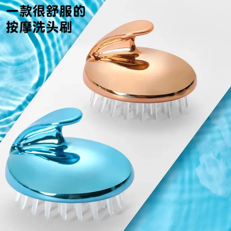 Silicone Head Body Massager Shampoo Scalp Massage Brush Hair Washing Comb Body Shower Brush Bath Spa Slimming Massage Brush