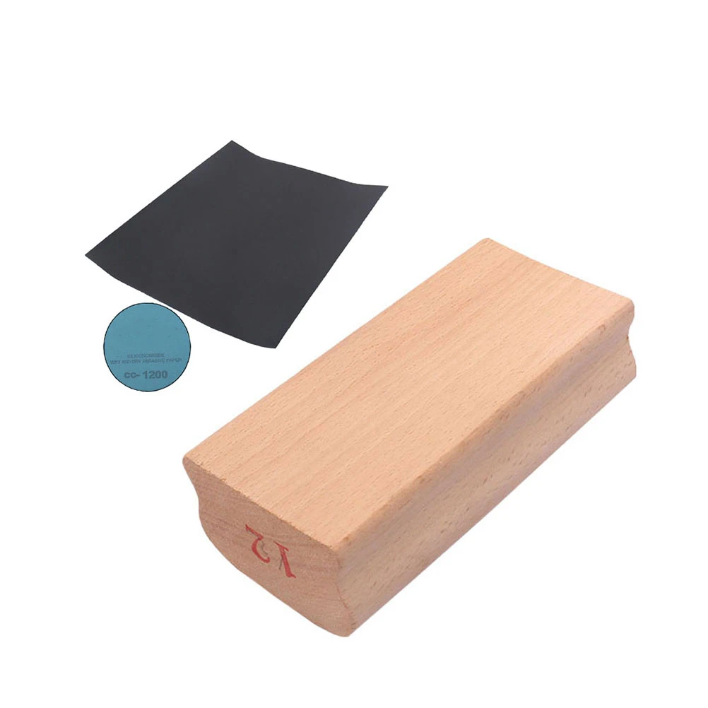 

12 Inch Staining Wood Block Tools Luthier Bass Sanding Guitar Leveling For
