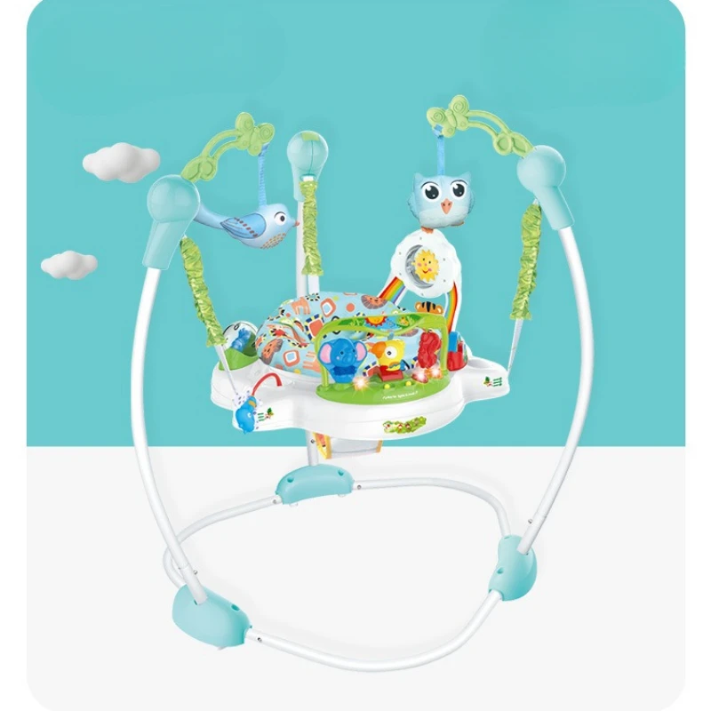 Multi-Function Electric Swing for Children Baby Jumping Walker Cradle Rainforest Baby Swing Rocking Chair Activity Center