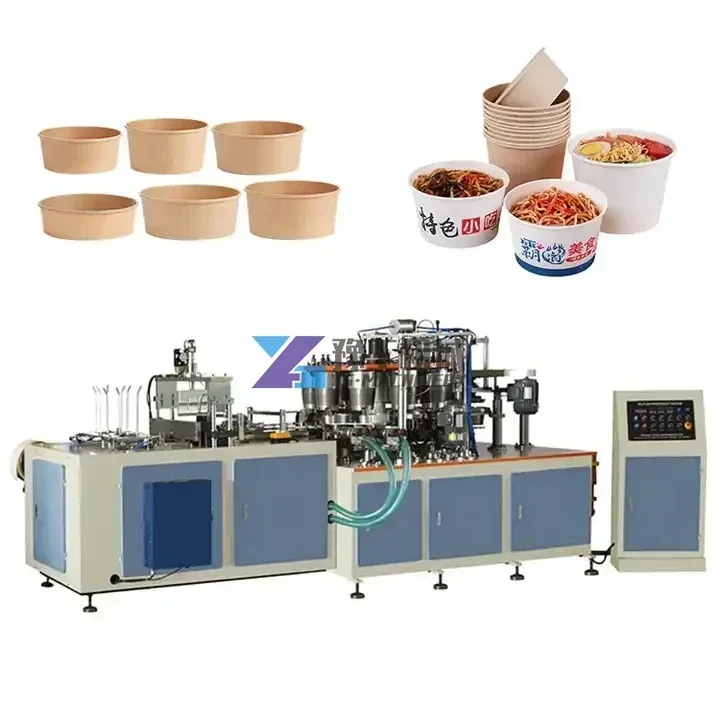 Fully Automatic Coffee Tea Paper Cup Bowl Making Forming Machine Paper Cover Making Machine Cup Lid Making Machine