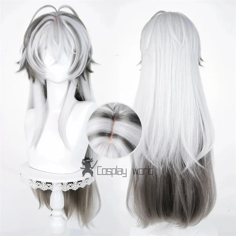 Arknights Lappland the Decadenza Cosplay Wig Halloween Party Accessory