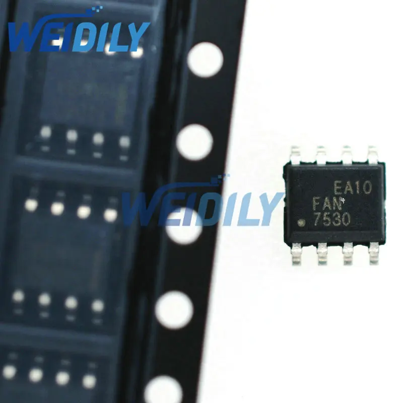 5PCS FAN7530 FAN7530M 7530 fan7530mx SMD Chip SOP-8 SOP8 Brand New Wholesale