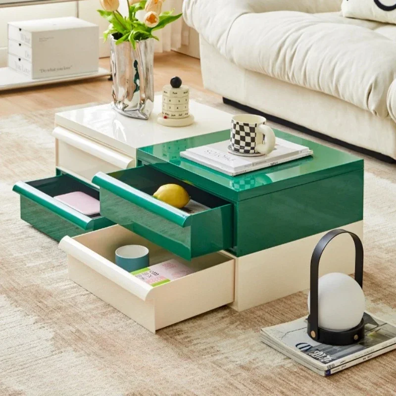 New model Removable panda cabinet medieval bedside table ins plastic multi-layer storage cabinet bedroom simple locker