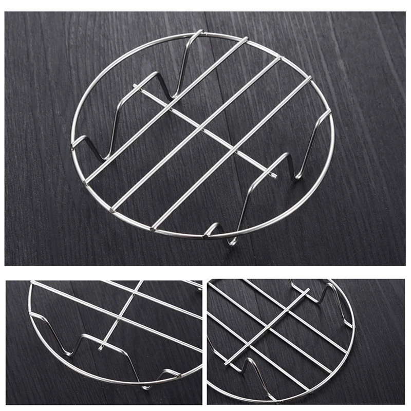 Air Fryer Accessories Stainless Steel Cooking Steaming Racks For Steaming Vegetables And Rice Racks For Kitchen Tools