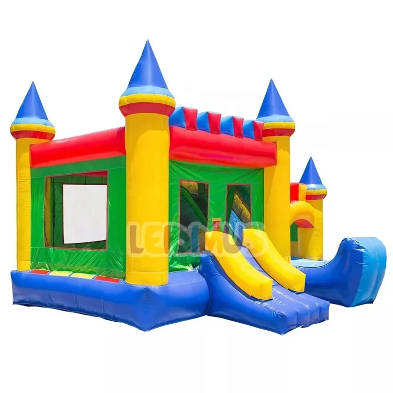 This 0.55mm Commercial PVC Inflatable Castle Set Is Designed for High-frequency Parties and Venue Rentals.