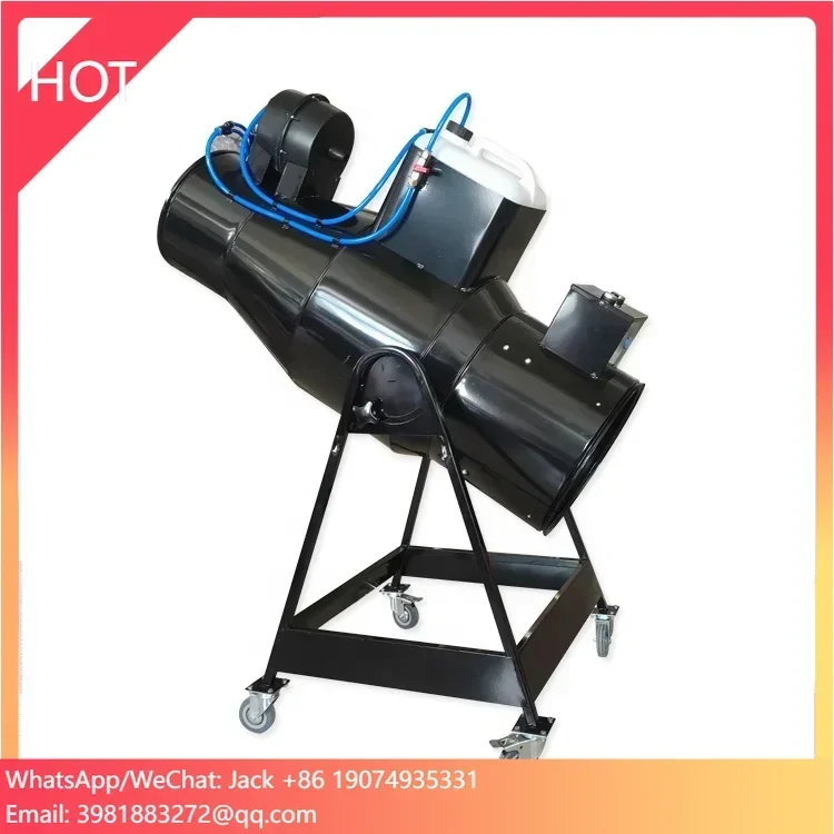 جودة عالية آمنة مستقرة العمل الصامت 10L خزان 220 فولت 2500 واط آلة سقوط الثلج القوية الثلوج الاصطناعي صنع مدفع الثلج