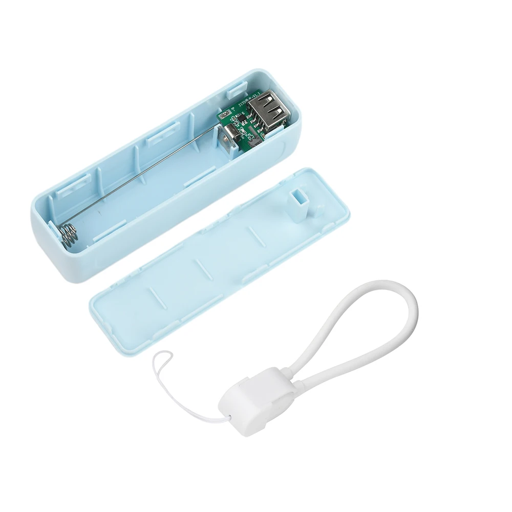 

DIY Power Bank Case DIY Kit Mini Welding Free 21700 Battery Mobile Power Type-C Portable Charger Box with Handle for Electronics