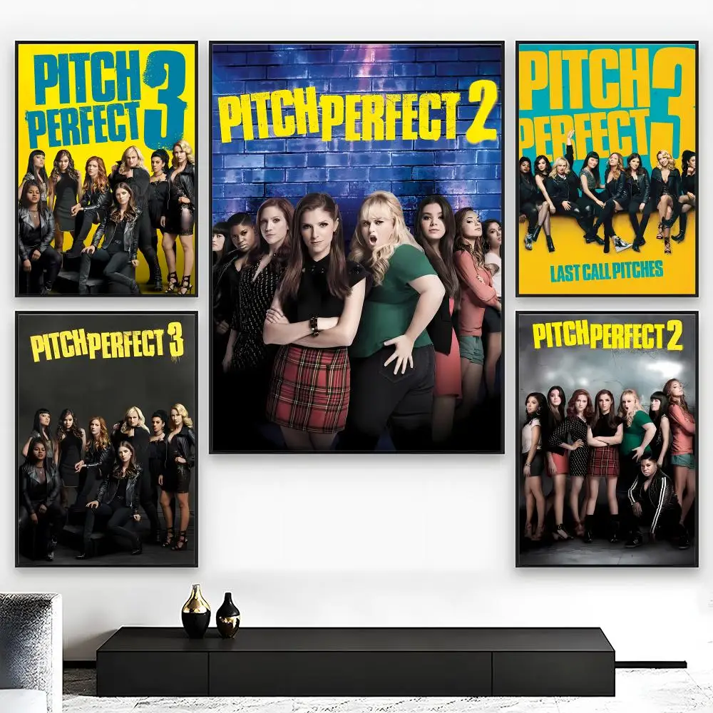 Catchy Melodic P-Pitch Perfect Poster High-Grade For Home Room Bar Cafe Decoration Art & Present