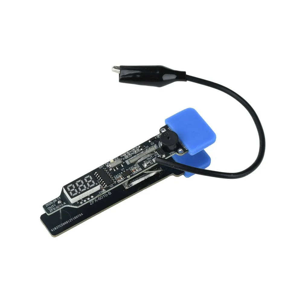 ZFX-6010-B Universal Battery Free Boot Clip DC 3-10V 0-3A Alligator Clip Digital Tube Current Display Overcurrent Protection