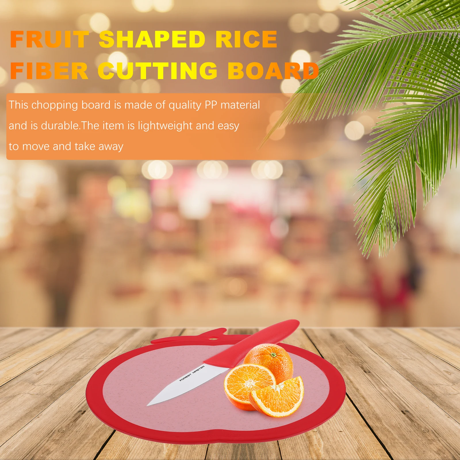 

Stainless Steel PP Cutting Board Chopping Blocks Lightweight Portable Kitchen Tool for Fruit Vegetable Meat Tomato