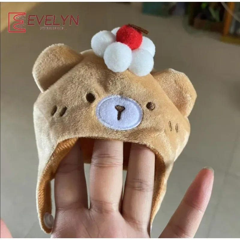 Evelyn Adorable Cotton Doll Head Cover Anime Game Love and Deepspace 10cm Plush Doll Hat Cap Clothing Toy Accessories