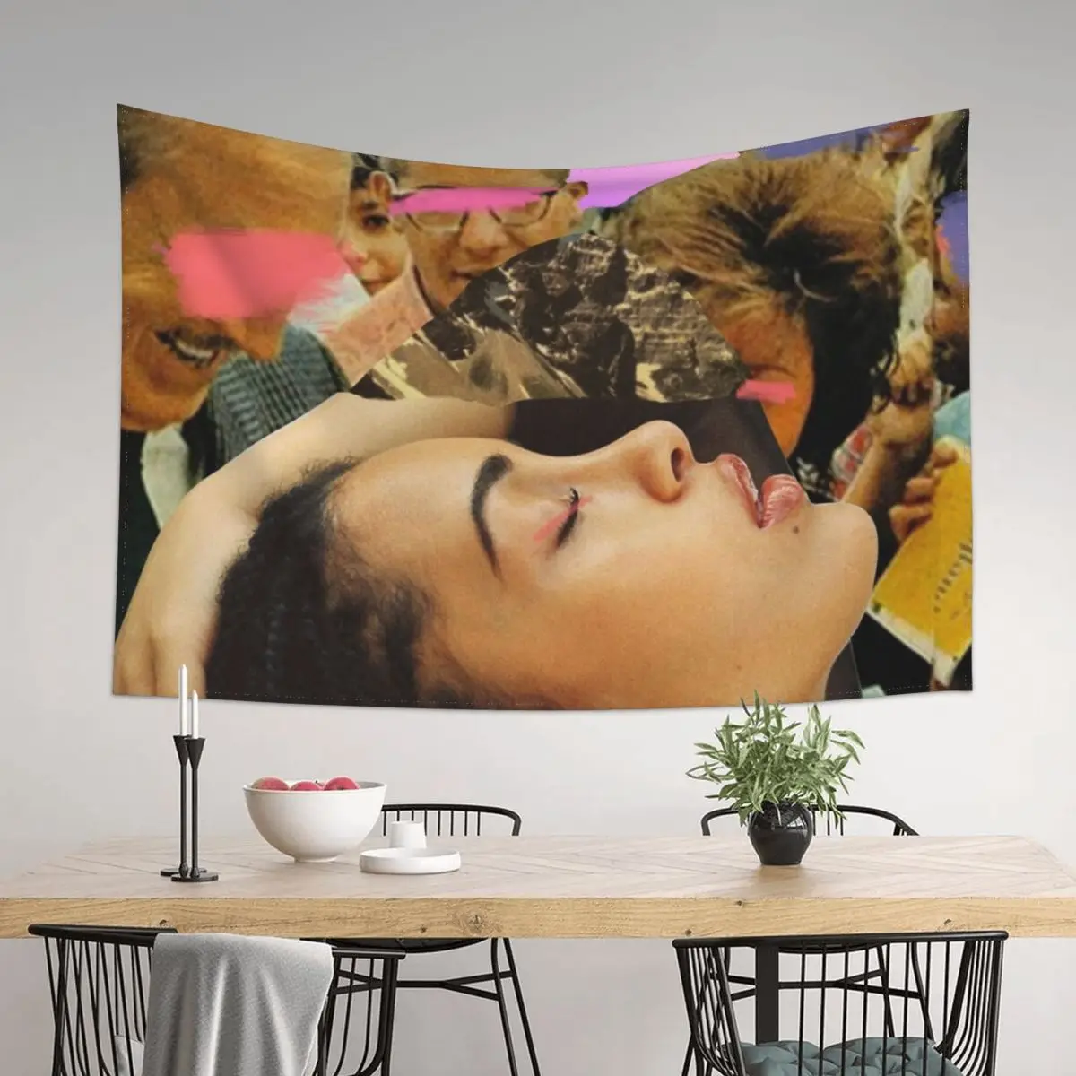 

HER MIND Tapestry Art Mural Things To The Room Wall Hanging Tapestry