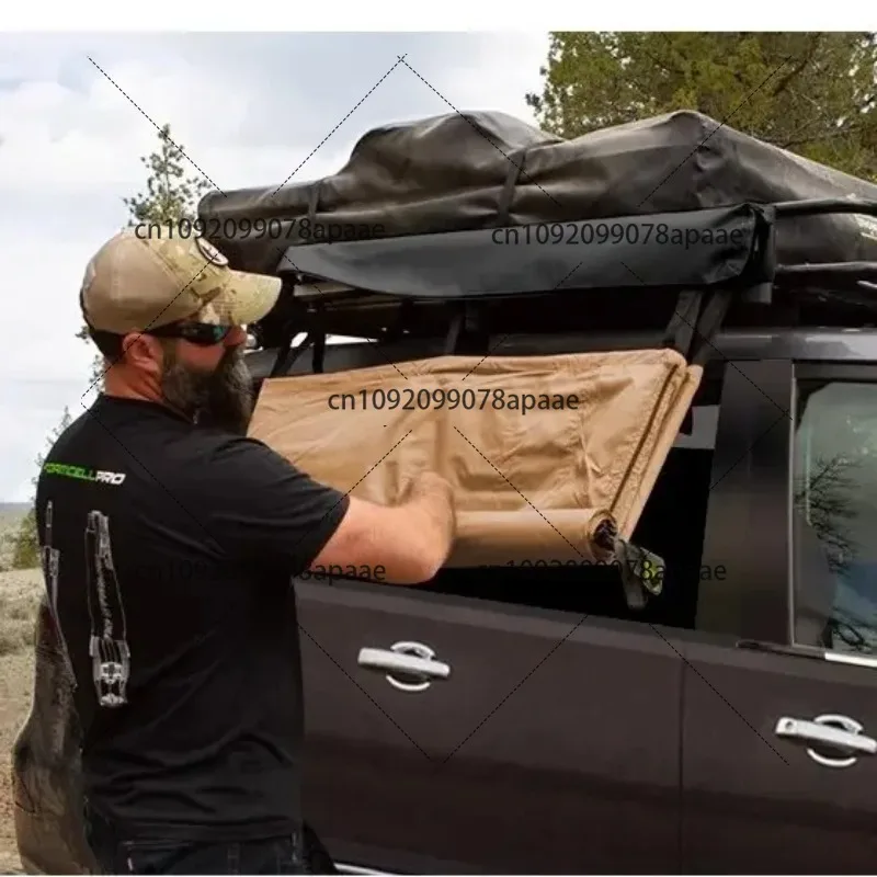 

High Quality 4x4 Off-Road Portable Outdoor Shower Tent Car Side Awnings Water Capacity 50L To 80L