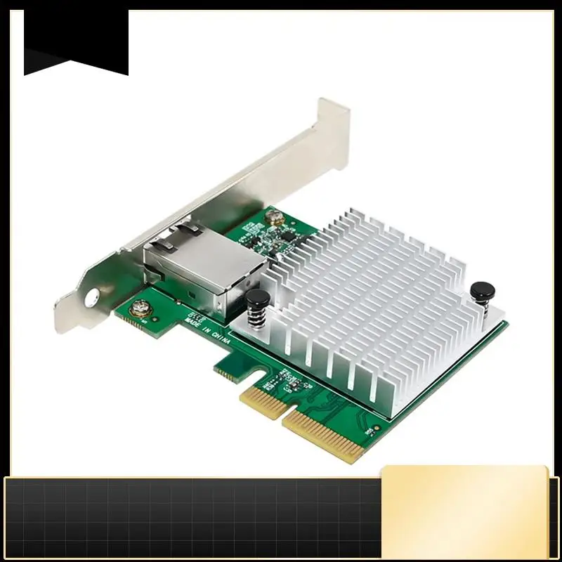 

ST7375 AQC113C Pcie 4.0 X4 Single Port 10Gb/S Gaming Multi-Function Convenient Server Network Card Durable Easy Install-N33R