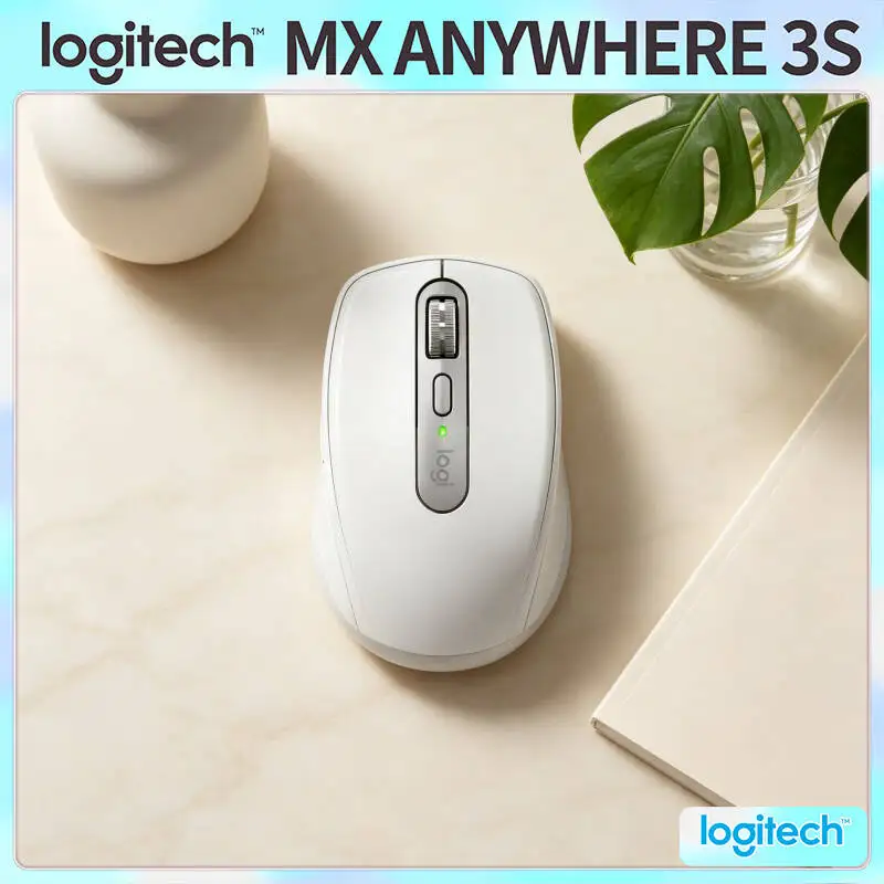 Portable MX Anywhere 3S - 8000 DPI, Silent Click, Compact, Perfect for Vape Market Stall & Weekend Showcase