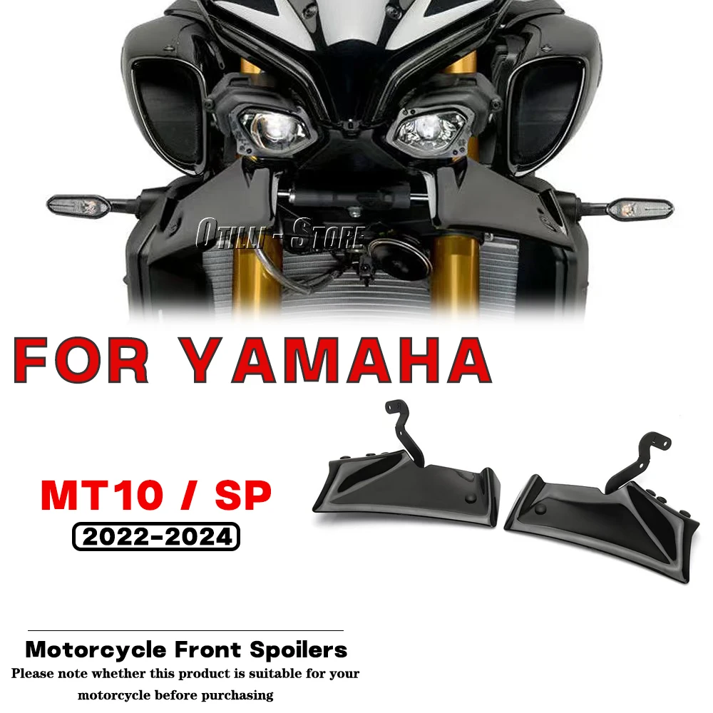 

For YAMAHA MT-10/SP 2022-2024 Motorcycle modification accessorie Sport Downforce Naked Front Spoilers Aerodynamic Deflector