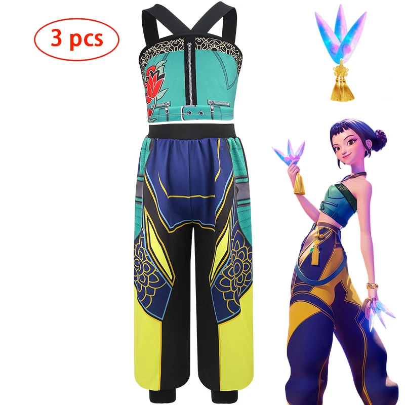 Costume hip-hop pour filles, costumes de spectacle sur scène d'halloween, groupe de filles pop coréen, vêtements pour enfants d'occasion spéciale, nouvelle collection