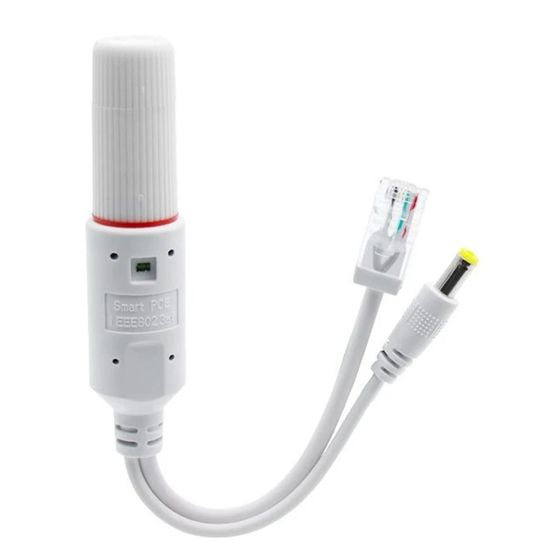 48V naar 12V POE-splitter waterdicht met video- en voedingsadapterkabel voedingsmodule voor IP-camera-extender