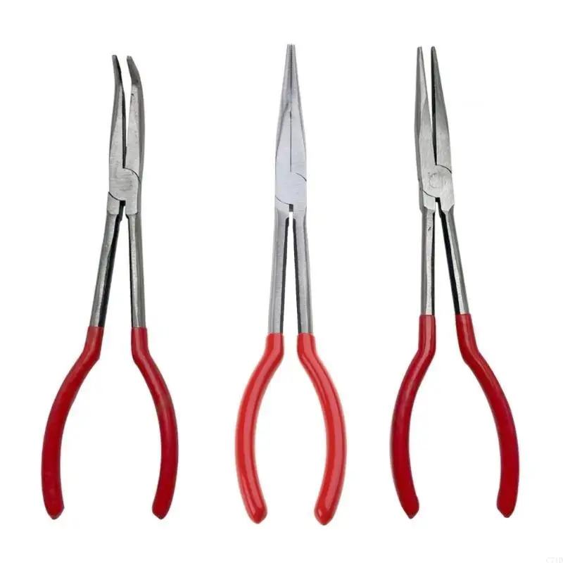 

Тигельные плоскогубцы с длинной ручкой, изогнутые плоскогубцы с игольчатыми носиками, прямоугольные изогнутые плоскогубцы с на и