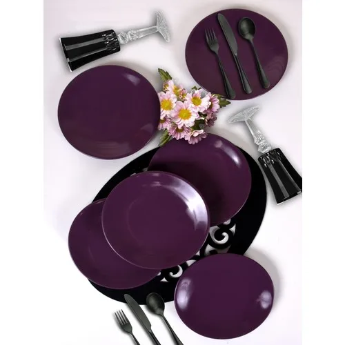 Keramika Purple Aegean Cake Plate 20 Cm 6 Pieces