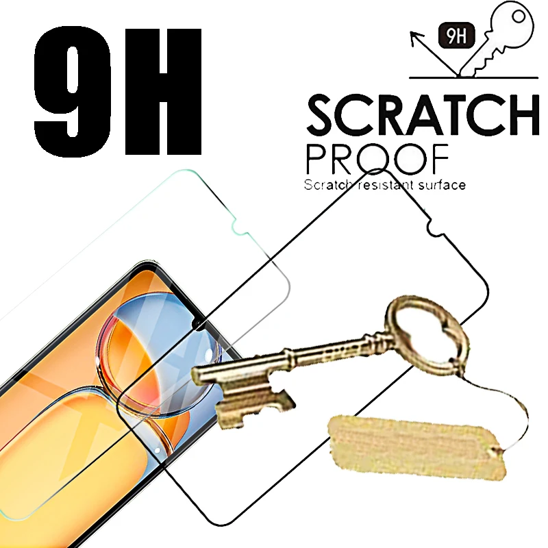 4pcs Tempered Glass for Xiaomi Redmi 13c 12c 10c 9c NFC 12 5G 4G 10A 9A 13 12 10 9 8 A C Screen Protectors Protective Glass Film