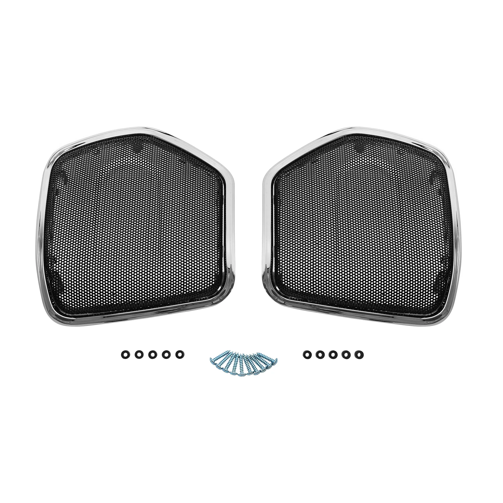 Saddlebag Speaker Lid Grills Grill For Indian Roadmaster Chieftain Limited Challenger Dark Horse Motorcycle