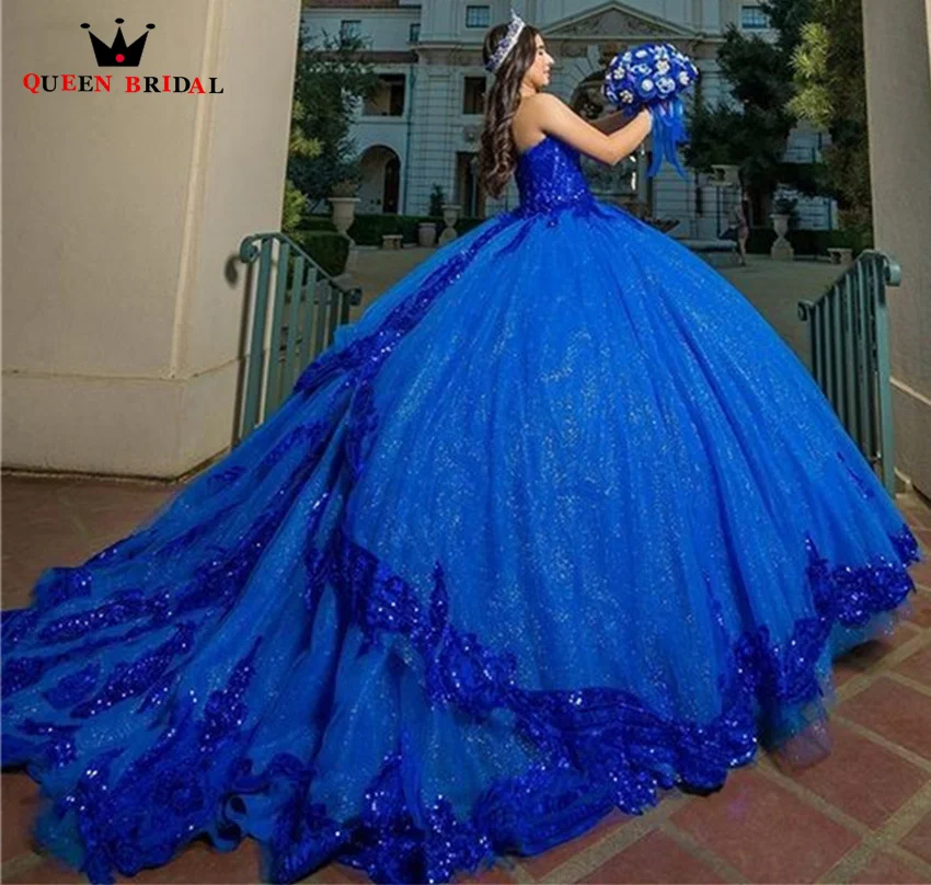 Vestido de quinceañera clásico para niña, traje de baile de 15 años con encaje, tul, hecho a medida, LJ08