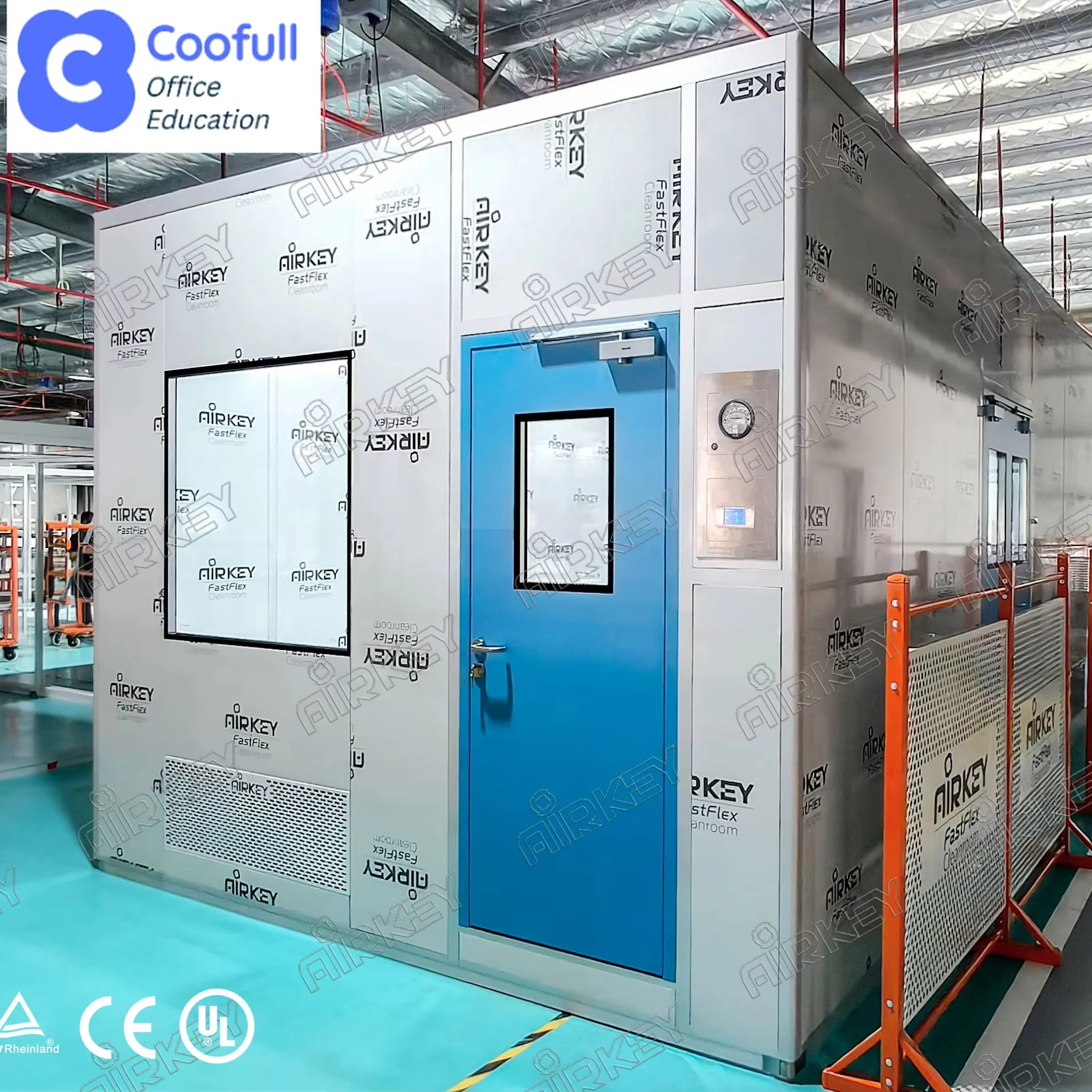 COOFULL ISO 8 Modular Cleanroom Systems | Free-Standing Clean Room for Pharma Lab Electronics with Turnkey Design & Installation