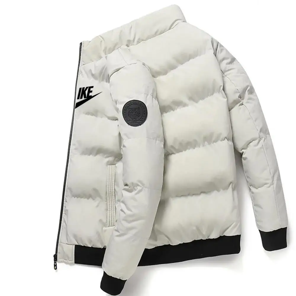 NEW Winter casual 2024 short cotton jacket men\'s fashion trend warm and cold proof explosive ultra thick