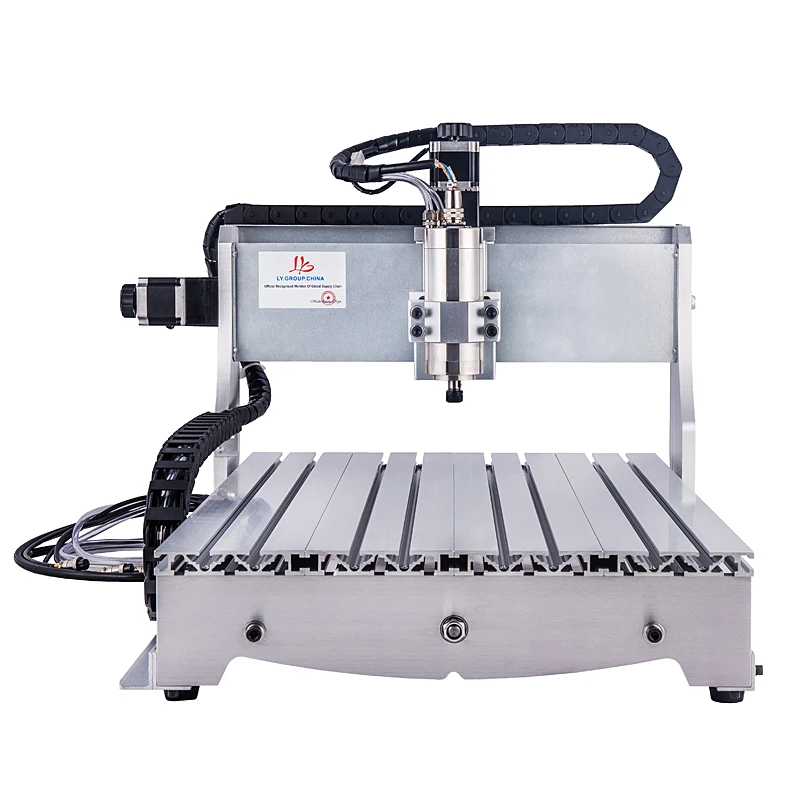 LY CNC Router 6040 3-4 Axis 0.8KW 1.5KW 2.2KW USB LPT 2 In 1 Z-Axis Height 60-120mm Metal Engraving Wood Milling Cutting Machine